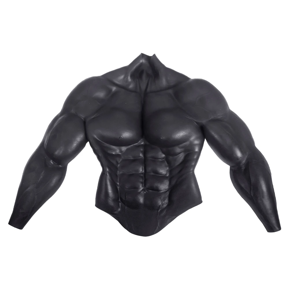 Crossdressing Fetish Realistic Full Silicone Black Silicone Muscle Suit  Male Fake Chest Dark Skin Tone Man Torso - Buy Silicone Black Muscle Suit,  muscle Suit Male, muscle Suit Black Product on ...