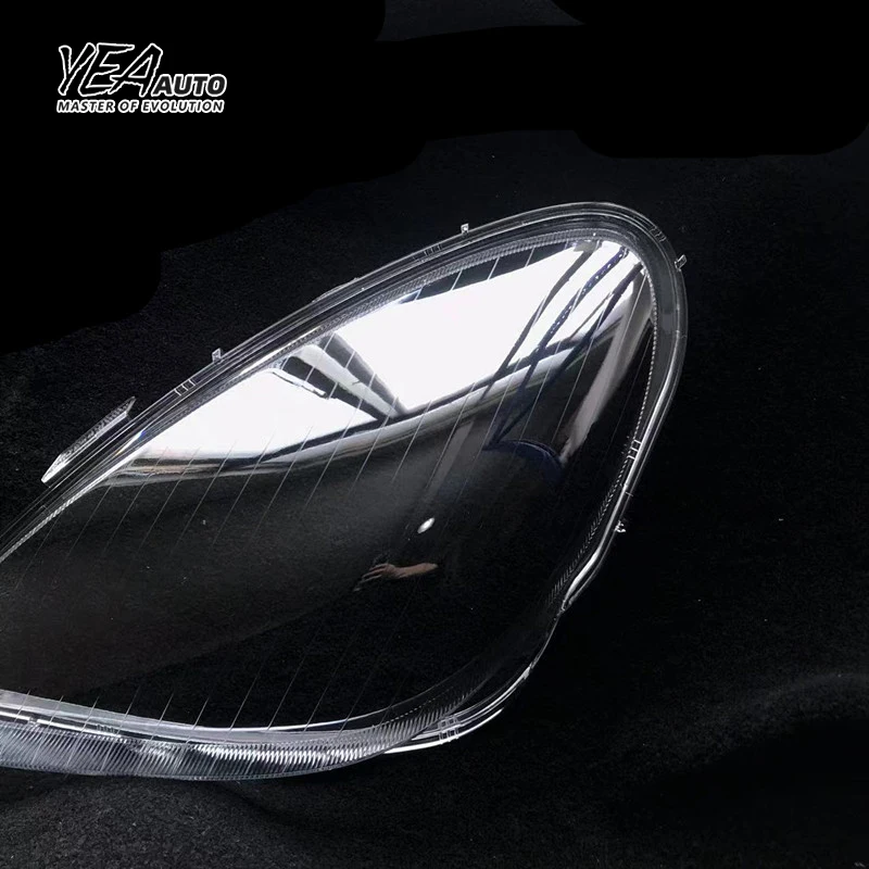 product yea auto car headlight glass pc lampshade cover lens for mercedes benz slk 280 300 350 headlamp glass shade lens cover 2004 2010-35