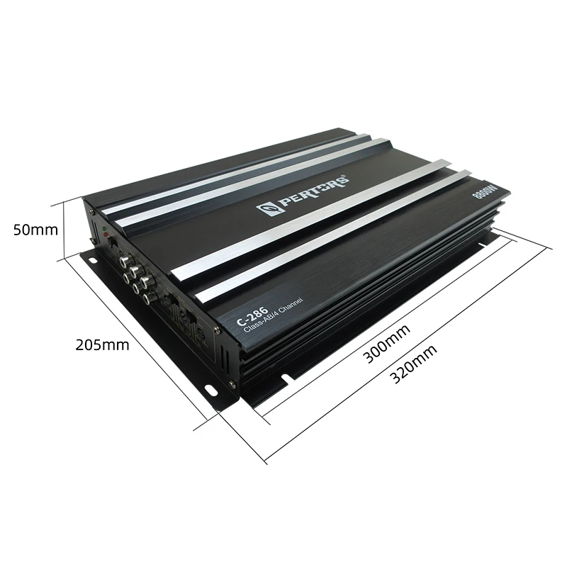 QPERTORS C-286 車載オーディオアンプ 4チャンネル 8800W ABクラス