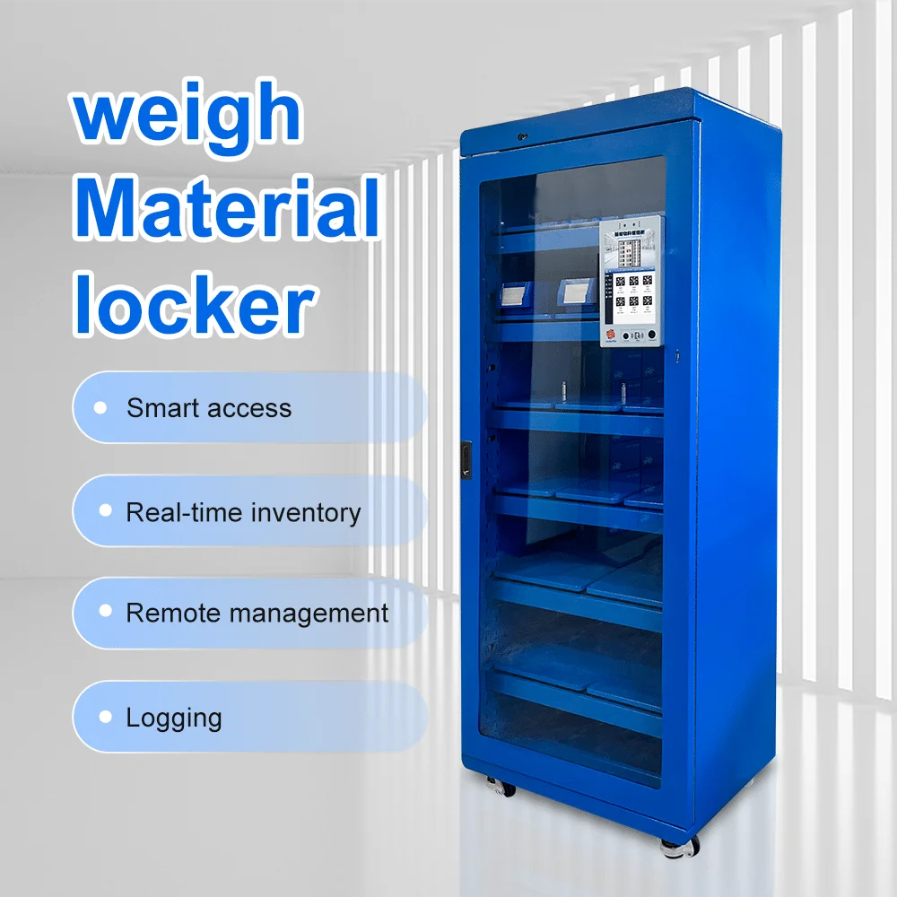 Умна шкафче-сейф UPUS с електронно и ключово заключване, сглобено, за управление на запасите и теглене на материали
