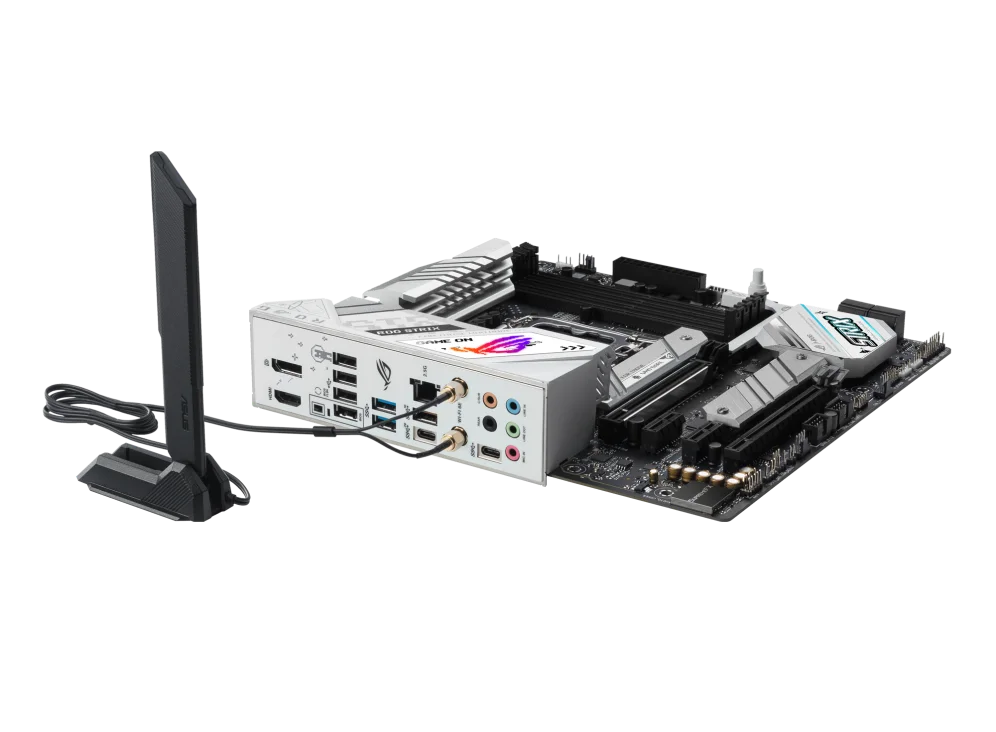 ROG STRIX B760-G GAMING WIFI D4 Motherboard - Small Blow Snow