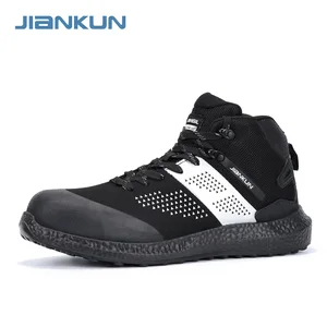 JIANKUN S3 ESD Winter Factory Use Fashion Safety Shoes Unisex Anti-Smashing Composite Toe Anti-Puncture Waterproof Microfiber