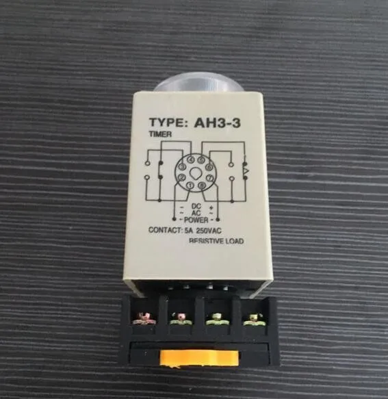 AH3-3 Type   8 Terminals 10 Minutes 10 Min Timer Time Delay Relay AC 220V Low Power