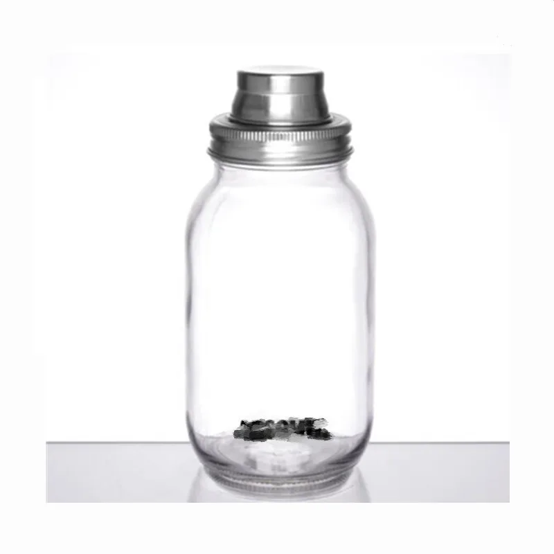 
Высокое качество стеклянная банка с завинчивающейся крышкой стиль стеклянный шейкер/стекло лед вибрационное сито подачи 