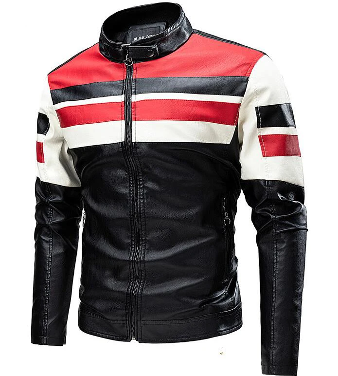Men Winter Designer Outdoor Jackets Fashion Coat Locomotive Motorcycle Black Leather Jacket_voghion.com