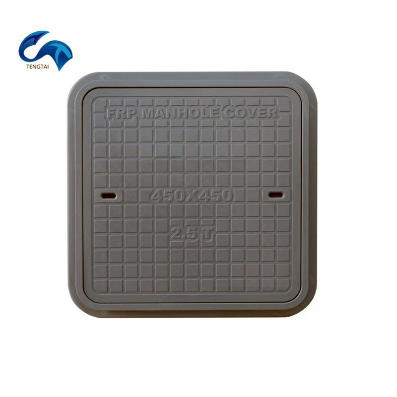 Latest Factory Direct Customized  High Quality Inspection Manhole Cover Square Bmc Smc Frp Manhole Cover