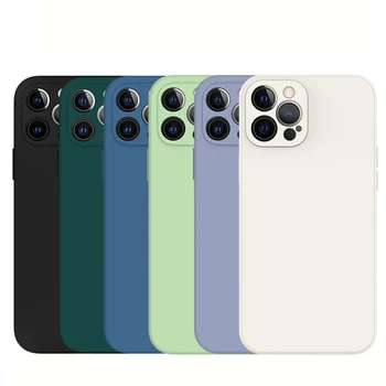 Phone Cover New 2022 Flexible Liquid Silicone Phone Case Cell Phone Accessories For iPhone X 11 12 Pro Max Cases