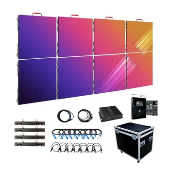 500x500mm Indoor Outdoor Rental LED Wall Display P2.6 P2.976 P3.91 Seamless Splicing LED Video Screen Stage Background LED Panel