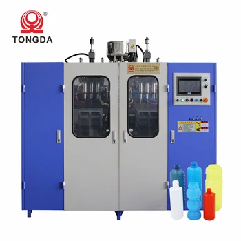 Double Station Extrusion Blow Molding Machine Plastic Bottle Shampoo Making Machine