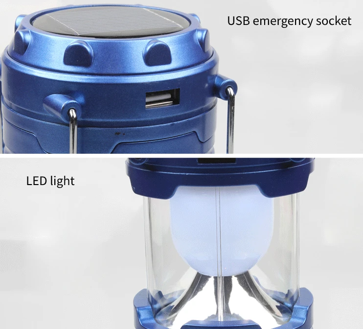 Outdoor Usb Rechargeable Oak Portable Camping Wood Lamp