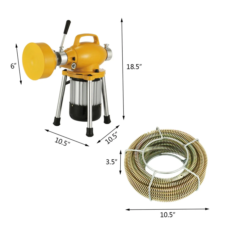 2023 Daixi Electric Sewer Drain Cleaning Machine,Plumbing Snake,Pipe