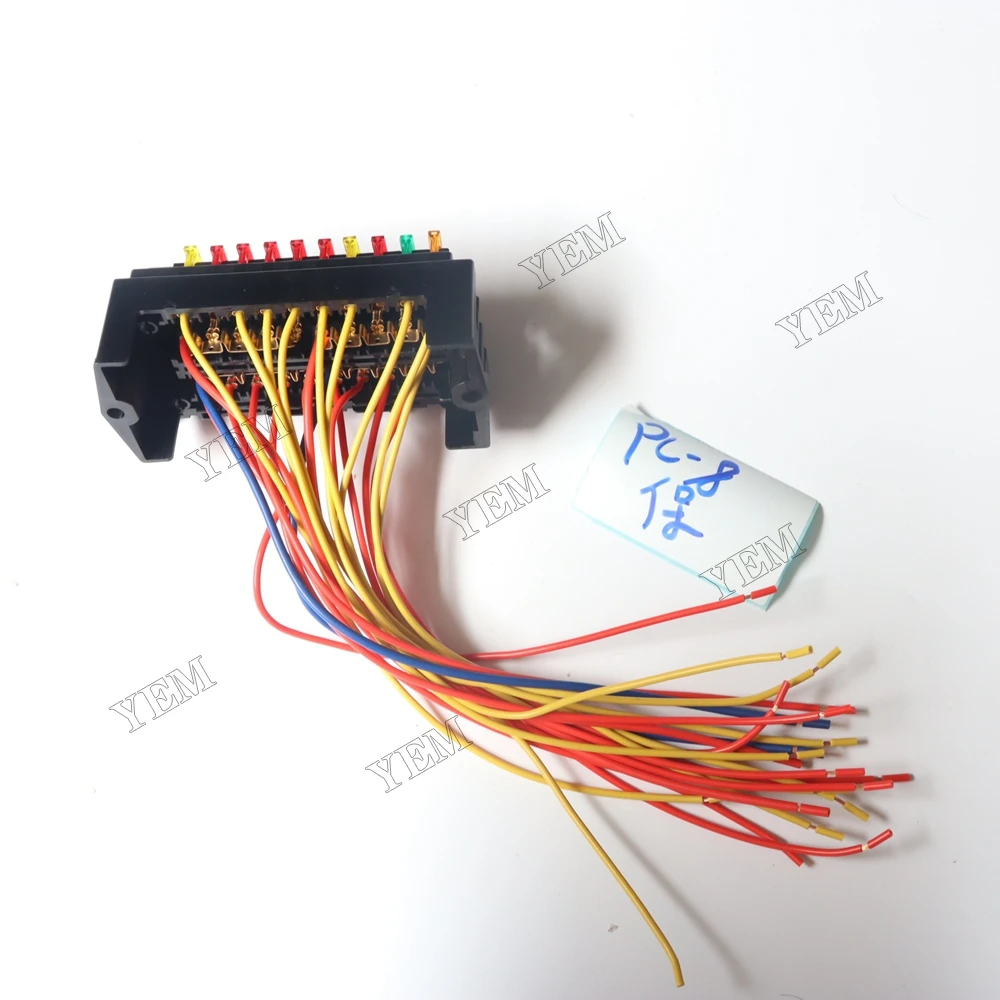 Fuse Box Wiring Harness for Komatsu PC-8 Heavy Duty Engine Parts