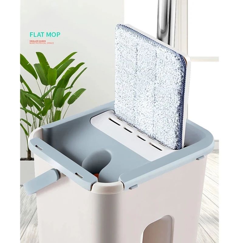 Новый дизайн ручная швабра и приспособление для мытья дома без необходимости Волшебная плоская с набором ведра