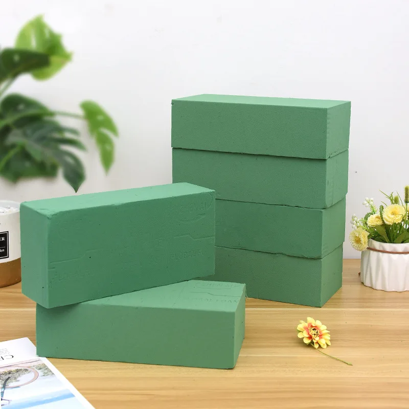 Spugna Floreale Umida di Alta Qualità per Decorazioni, Mattoncino di Schiuma Floreale Premium per Confezioni Regalo