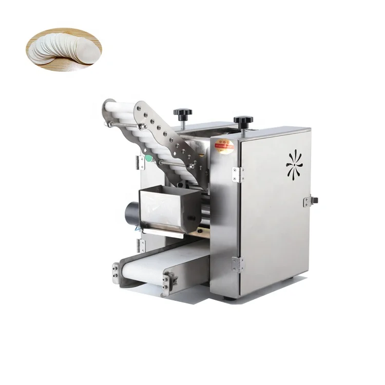 Dumpling Wrapper Maker Round Square Dough Sheet Wonton Spring Roll Samosa Empanada Ravioli Gyoza Sambousek Skin Making Machine