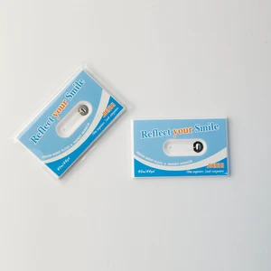 Daily Care Factory Direct 630D 10M 20M 30M 40M Travel Card Shape Nylon Floss with Mirror Back for Adult