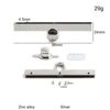 Style 2--9.6cm Silver