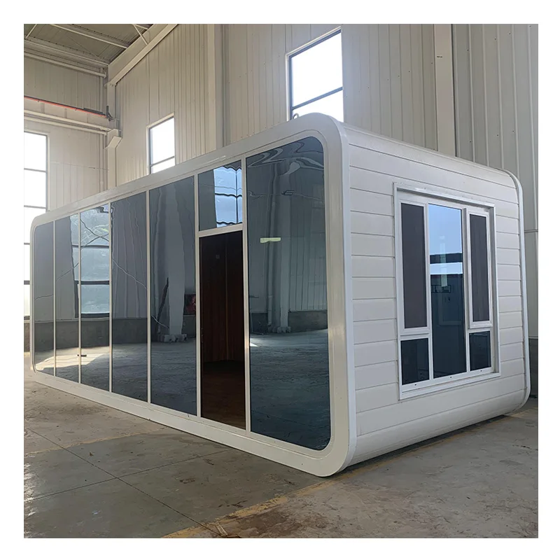 Outdoor Prefab House Living And Working Apple Cabin Customized Modular ...
