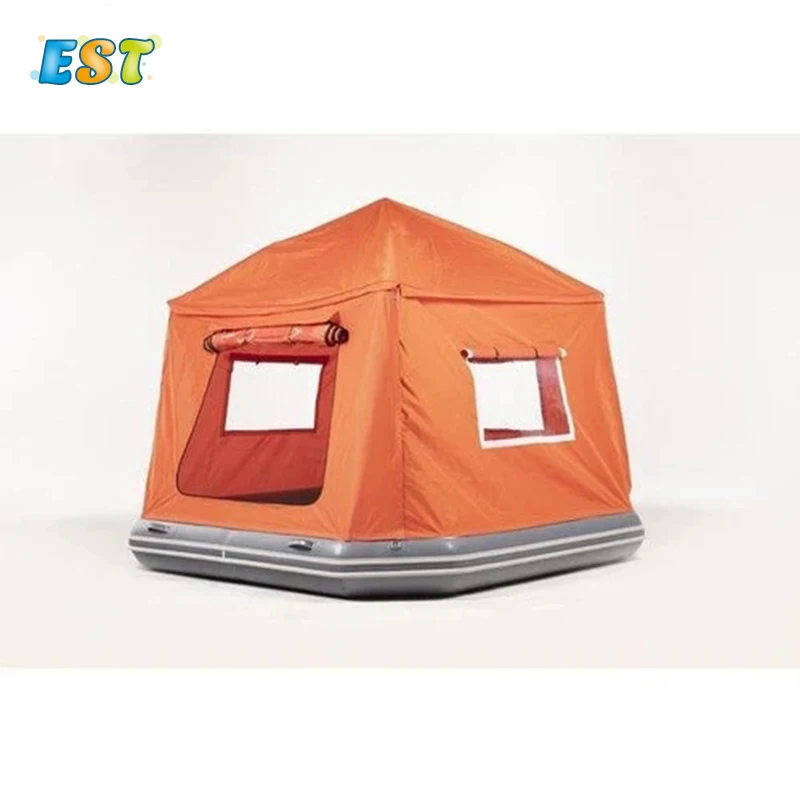 New Design Inflatable Shoal Floating Tent Inflatable Water Tent Floating Camping Inflatable Shoal Tent on Lake