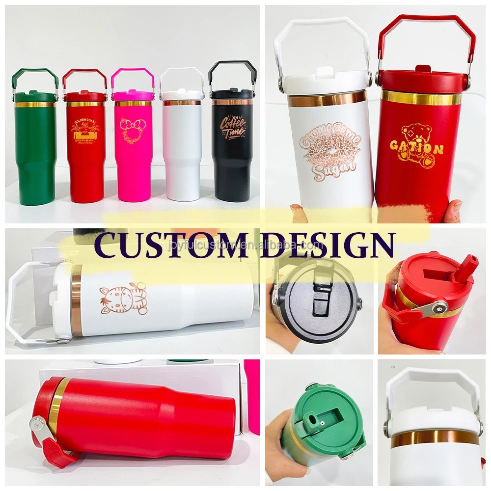 Personalized Logo 2024 New Powder Coated Copper Gold Vacuum Insulated ...