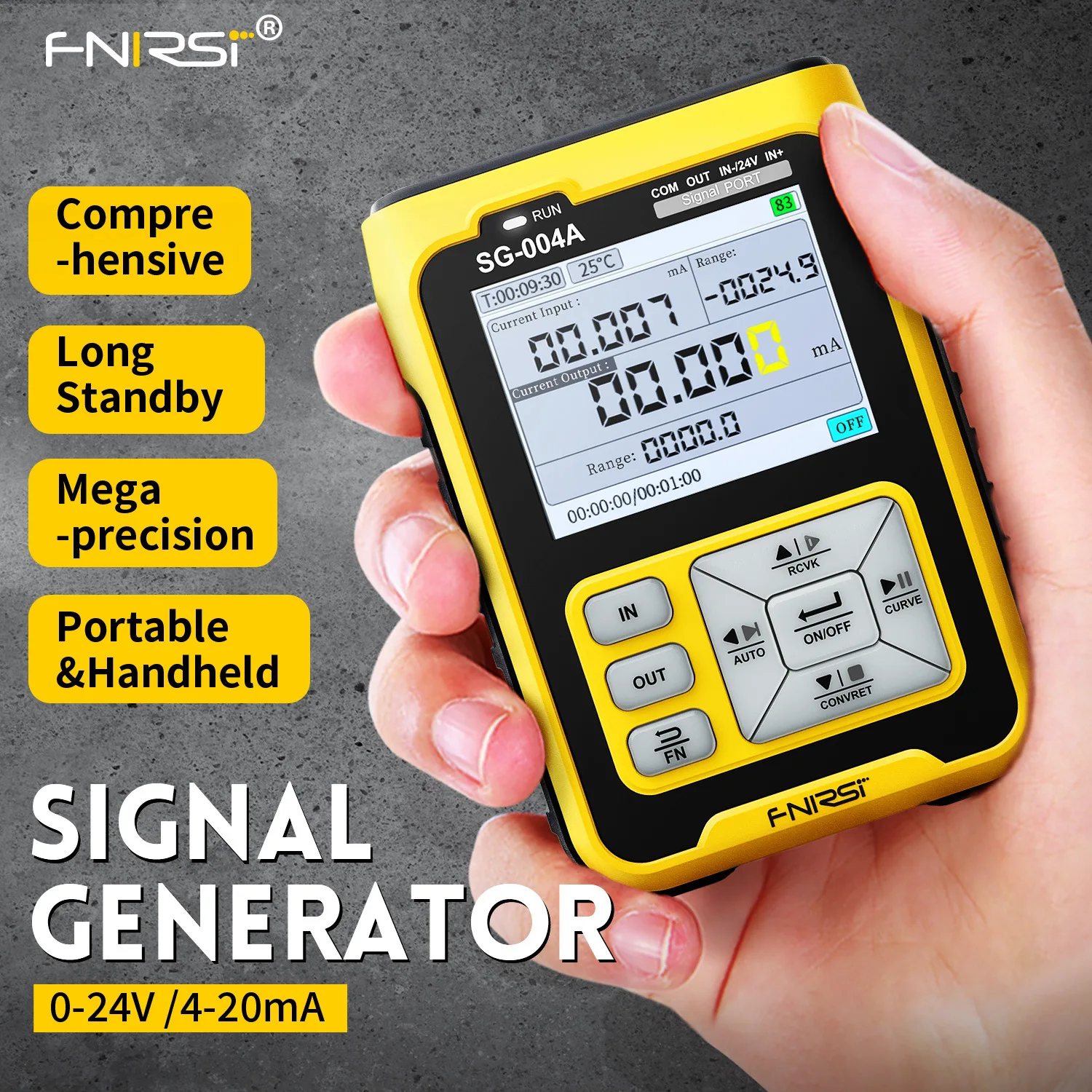 LW-1643 0.1Hz-10MHz Function Generator  Continuously Adjustable Portable Signal Generator