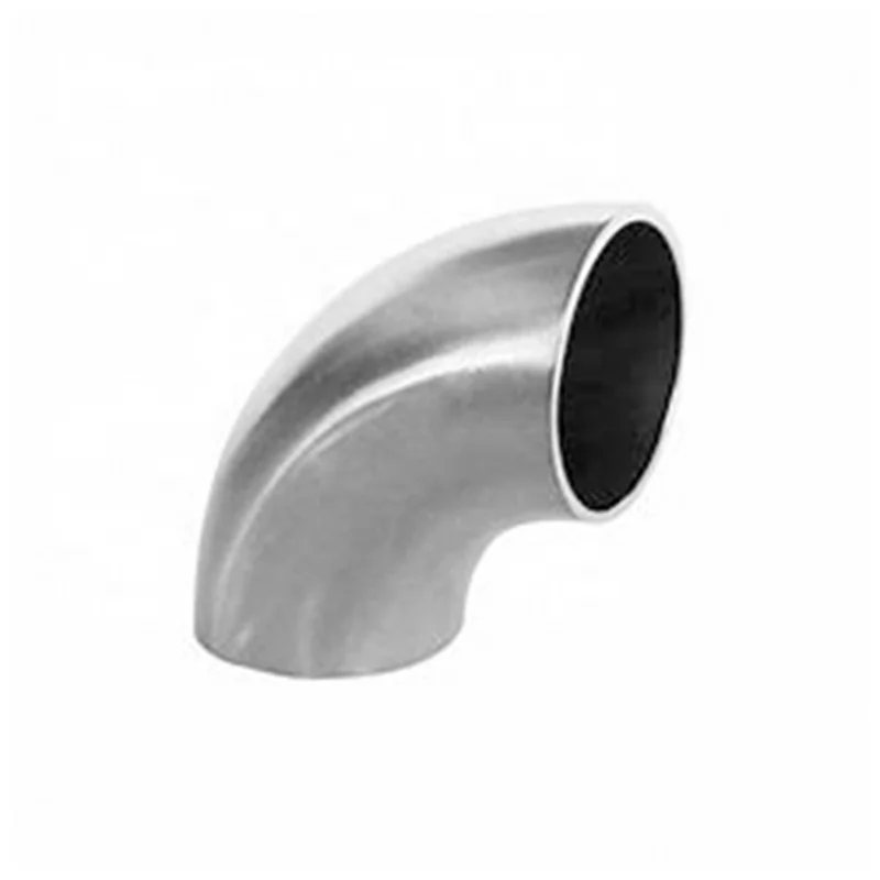 Long 90 Degree DIN Standard SS304 SS316L Sanitary Stainless Steel Elbow