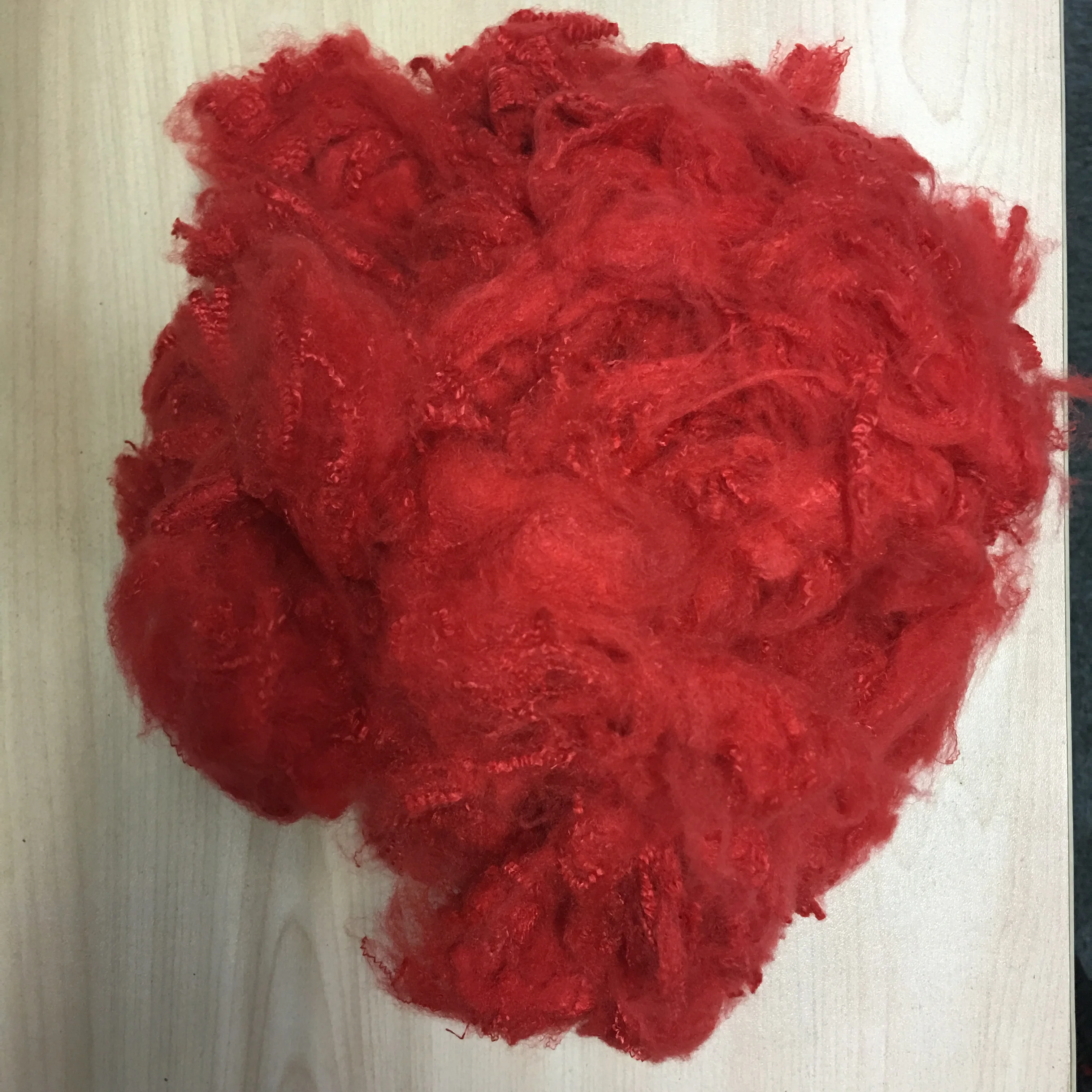 polyester staple fiber dope dyed colored from china for spinning/non-woven/carpet