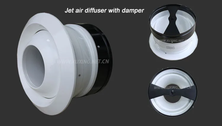 Air Conditioning Jet Nozzle Diffuser Adjustable Ceiling air Duct Diffuser