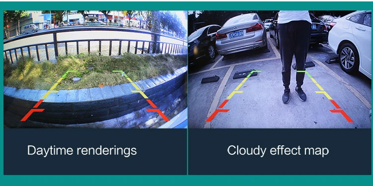 Smartour Rear Camera Car Waterproof Parking Assistance Reversing Back CMOS Image Sensor 4 LED Rearview Camera Night View