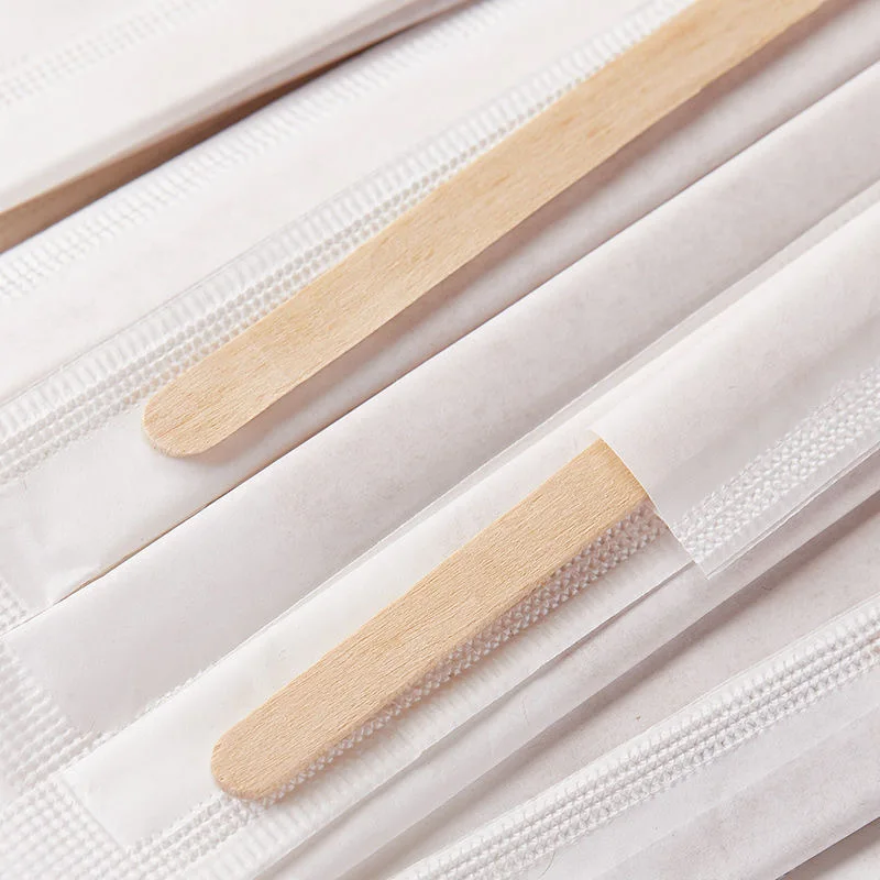 Компостируемая по индивидуальному заказу деревянная мешалка для кофе 110 мм одноразовая натуральная палочка перемешивания