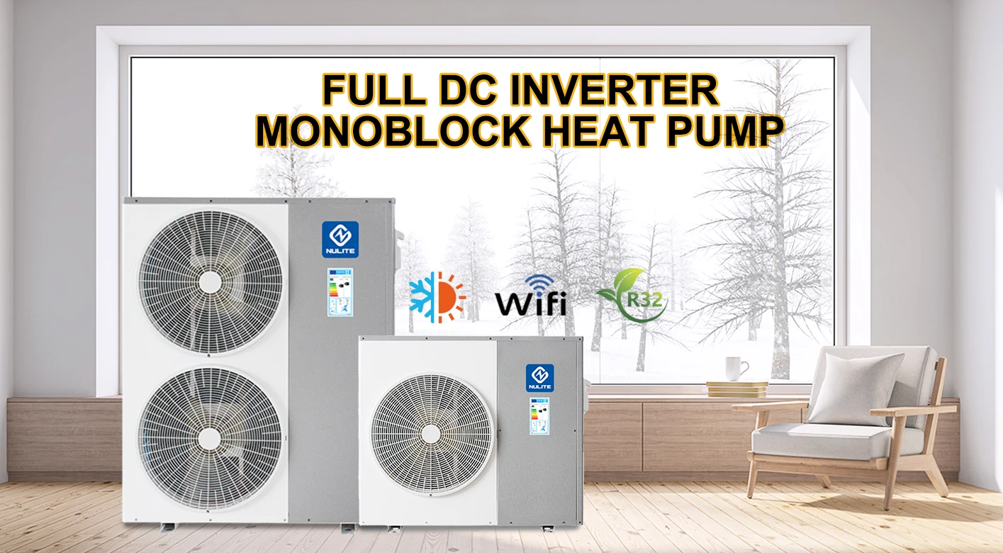 China 6kw 8kw 10kw R32 Evi Wifi Control Air To Water Monobloc Full Dc