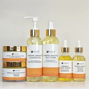 Hot selling glowing skin products cream facial mask turmeric oil for face serum with high quality