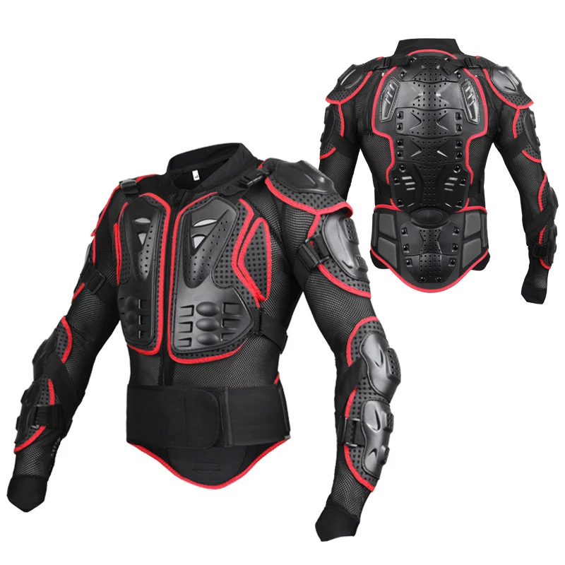 Full Body Riding Spine Chest Protection EVA Pad Protective PE Shell Motorcycle Biker Jacket Biker armor Vest
