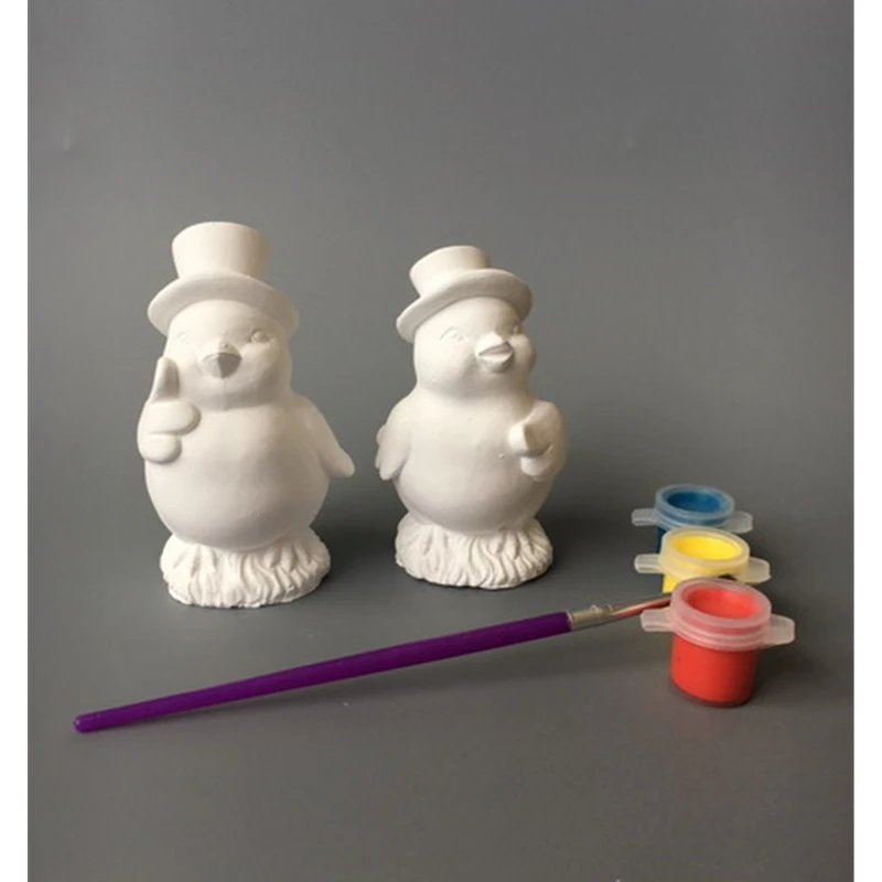Неокрашенный керамический мультяшный объект бисквитные изделия для рисования детей Наборы творчества