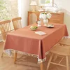 Fg azabu tablecloth caramel brown