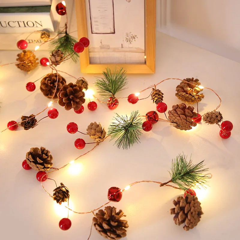Guirlande Lumineuse De Noël Ancienne - 20 Lampes Multicolores (Occasion)