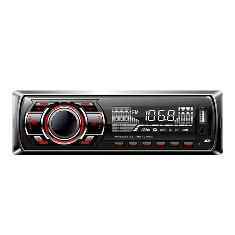 Nuevo Estereo Para Auto Reproductor Multimedia Digital De MP3 Para Coche De Am Con BT Puerto USB Y Ranura Para Tarjeta SD