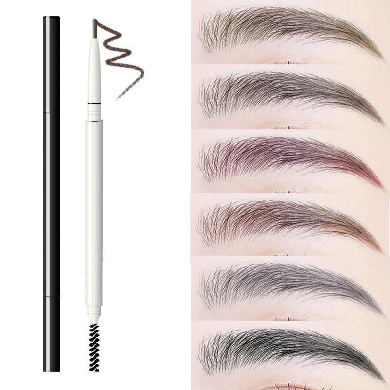 No Logo Waterproof Brow Pencil Custom Private Label Long Lasting Wholesale Slim Eyebrow Pencil - Buy Eyebrow Pencil Waterproof Private Label Wholesale ...