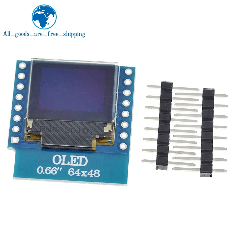 Modulo Display OLED Da 0,66 Pollici Per Modulo WEMOS D1 MINI ESP32 - Foto 5