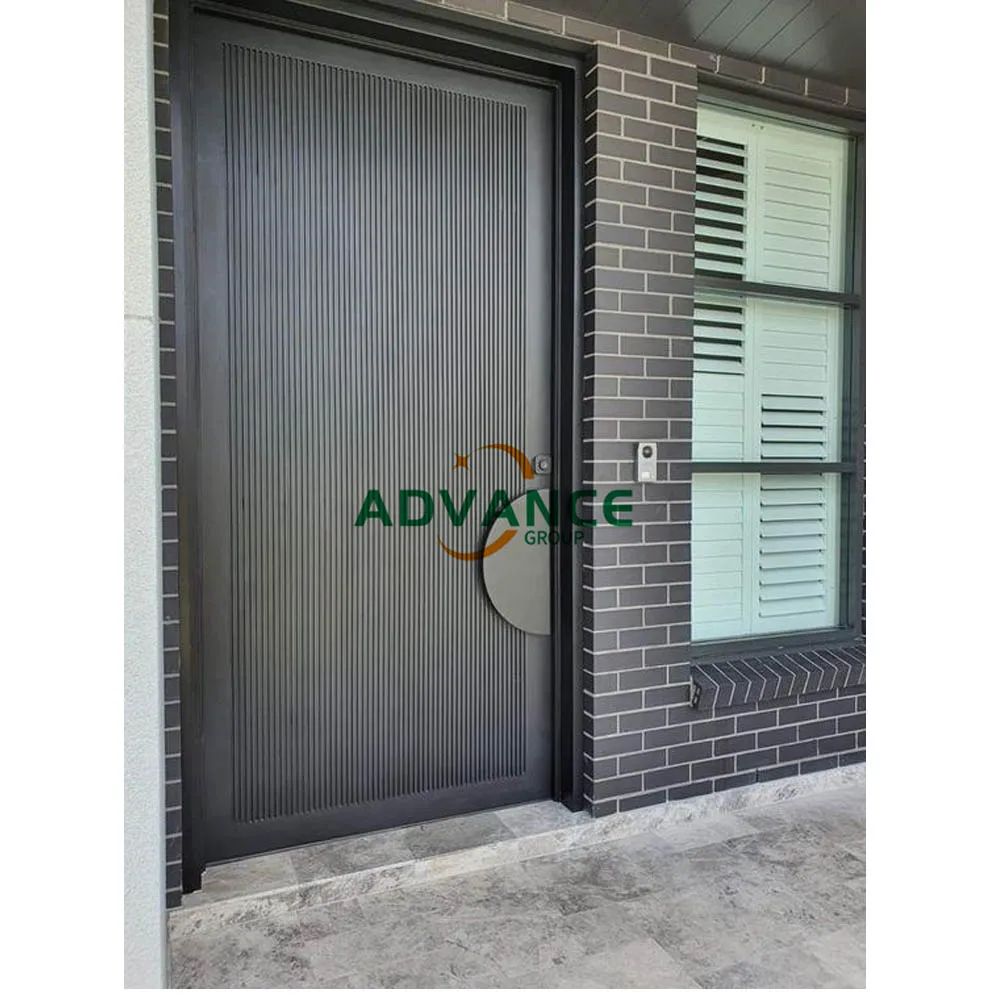 Bullet Proof Security Entry Pivot Door Steel Security Exterior Doors for House Villa