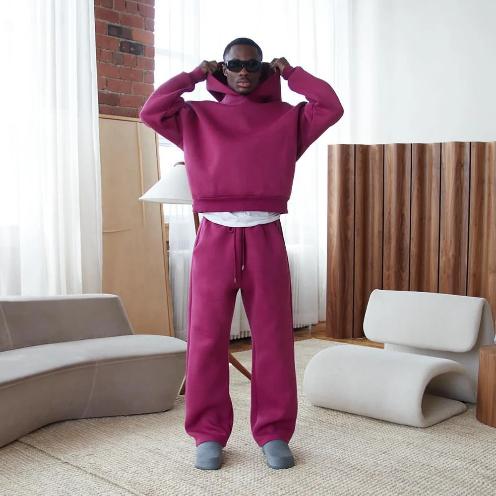 Shop High Quality Custom Luxury Baggy Tech Fleece Tracksuit for Men