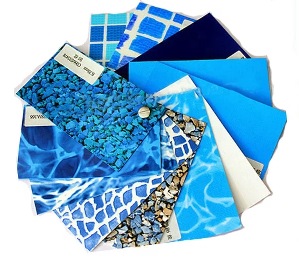 1,5 мм круглая синяя пленка для бассейна из ПВХ