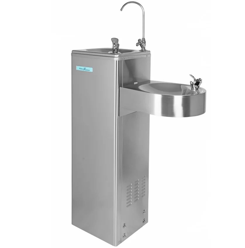 Sofiltra - Les fontaines fraiches en Inox à double distributeur, et avec  osmose inverse sont disponibles chez SOFILTRA. Production : 37 litres d'eau  fraîche par heure et un réservoir de 48 litres.