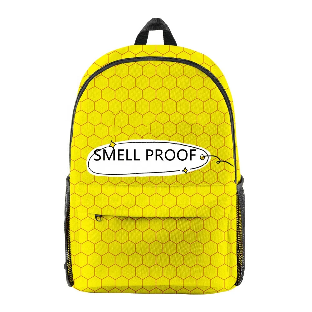 Custom Smell Proof Backpack Smell Proof Carbon Lined Outdoor Sport Bag