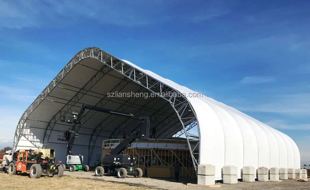 Galvanized Steel Industrial Warehouse Tent Premium Material For ...