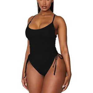 Large Stock Nylon Swimwear Women Sexy Open Hot Sexyi Photo Image Bikini Swimwear Women's Fitness Swimwear