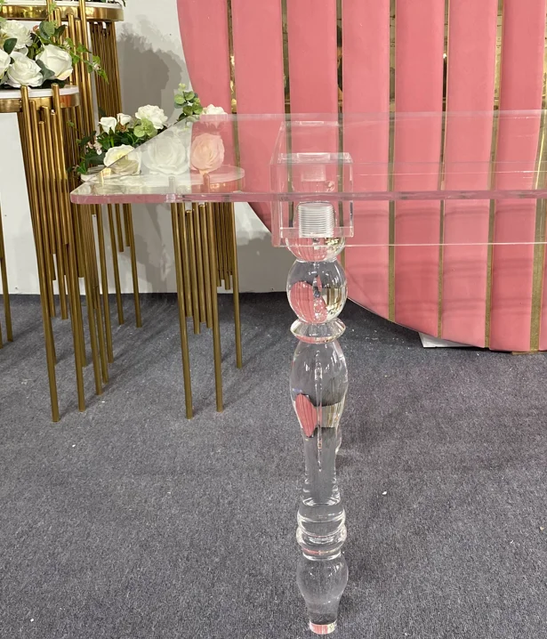結婚式用ダイニングテーブル透明透明アクリル長方形| Alibaba.com