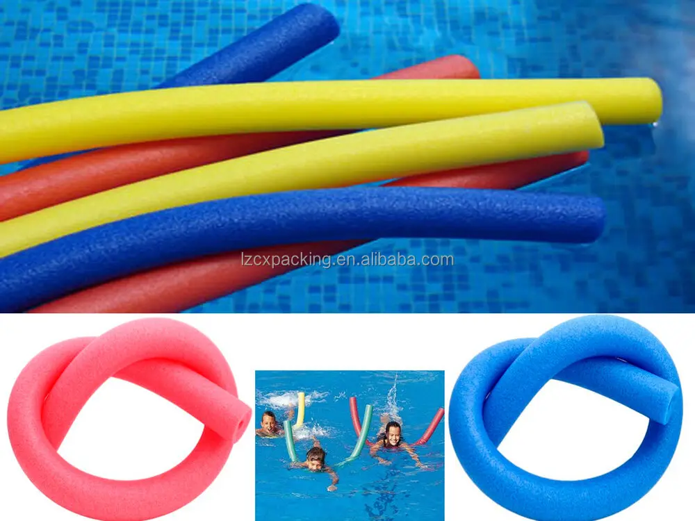 2Pack Swimming Pool Noodle Float Aid Woggle Logs Noodles Water Flexible Wet Swim 
