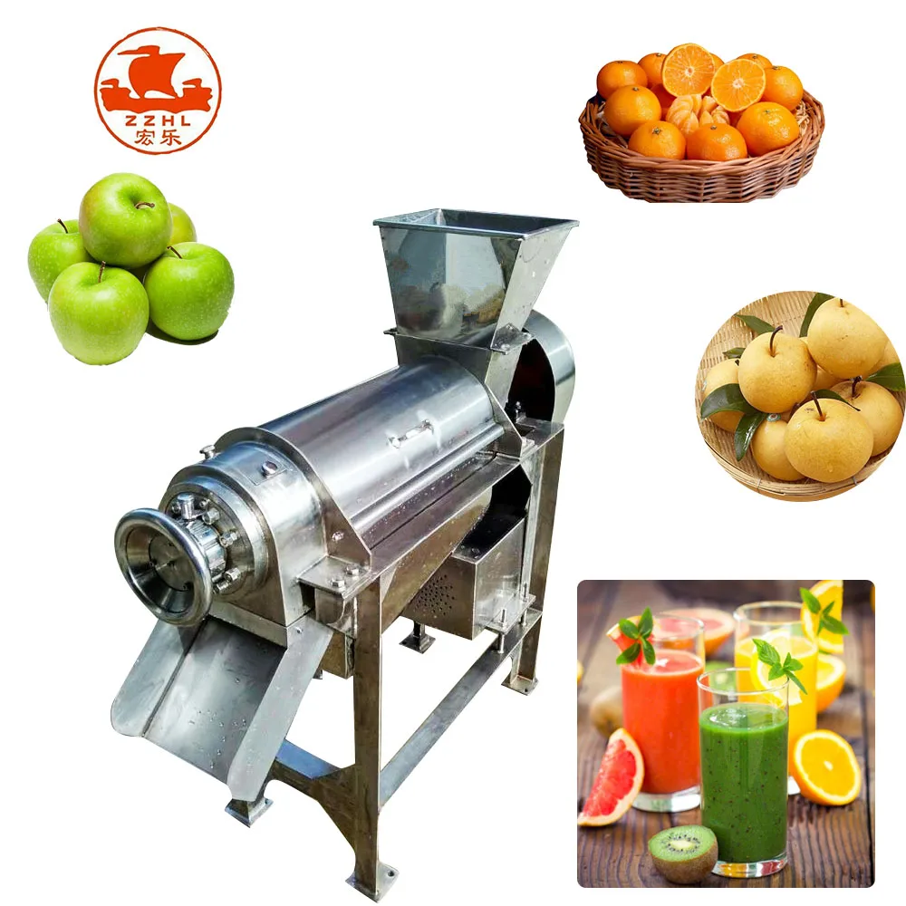 Stainless Steel Fruits&Vegetable Screw Juice Extractor Spiral Juicing  Machine