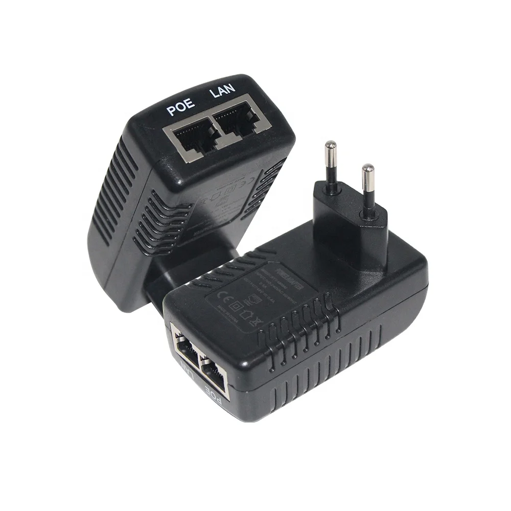 TP-POE-48D | 100-240VAC Input, 48V Gigabit PoE Injector, 16W with US Power  Cord